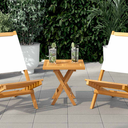 Tischplatte Quadratisch 40x40x2,5 cm Massivholz Teak
