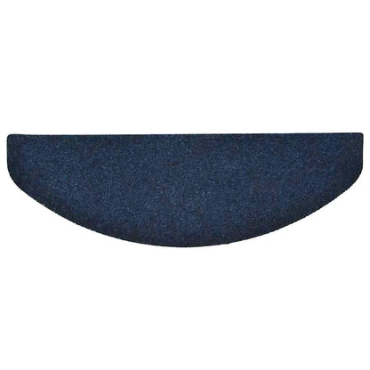 Stufenmatten Selbstklebend 5 Stk. 65x21x4 cm Marineblau Halbrund Groß