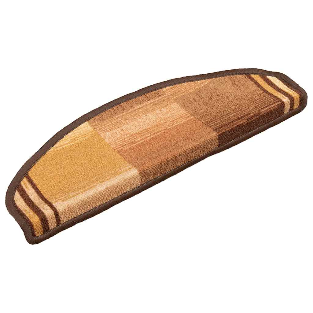Stufenmatten Selbstklebend 10 Stk. 65x21x4 cm Braun