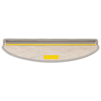 Treppenmatten Selbstklebend Sisal-Look 15 Stk. 65x21x4 Silbern