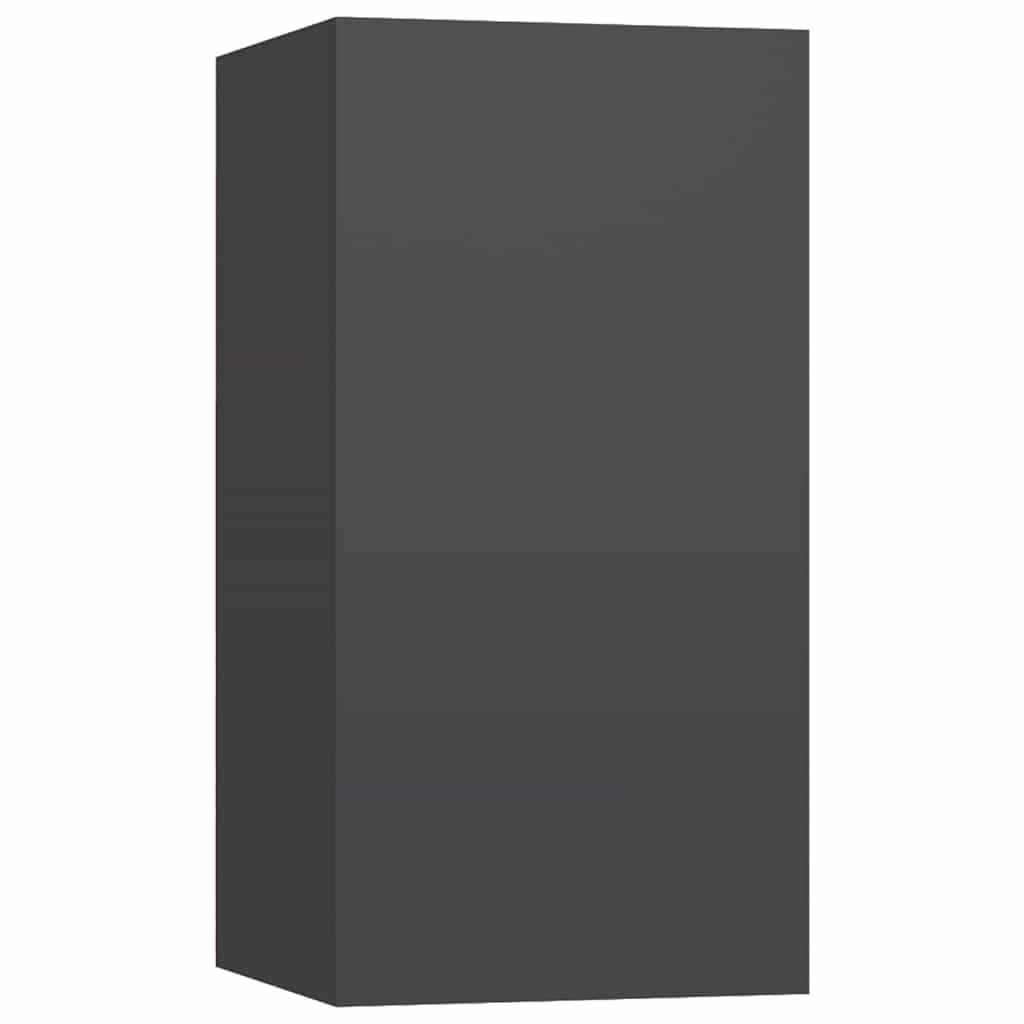 TV-Schränke 2 Stk. Grau 30,5x30x60 cm Holzwerkstoff