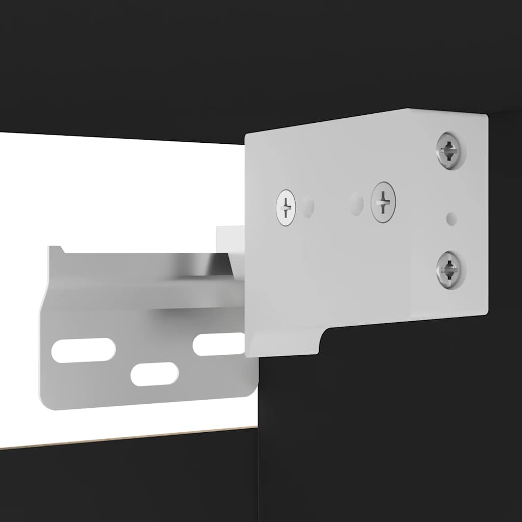 TV-Wandschrank Schwarz 30,5x30x30 cm