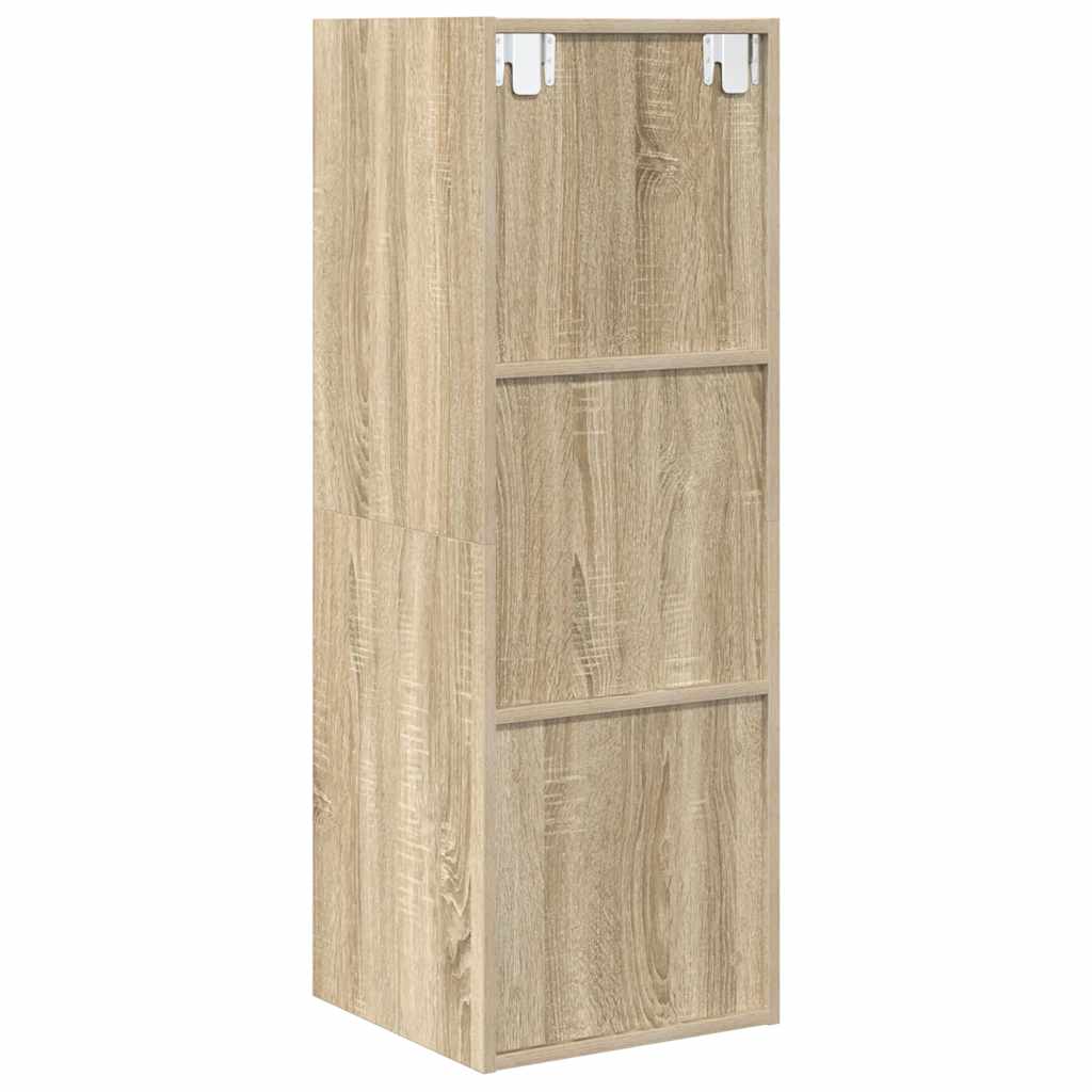TV-Wandschrank Sonoma-Eiche 37x37x107 cm Holzwerkstoff