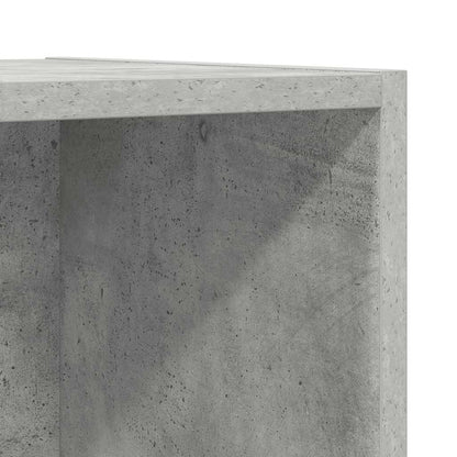 TV-Wandschrank Betongrau 37x37x107 cm Holzwerkstoff