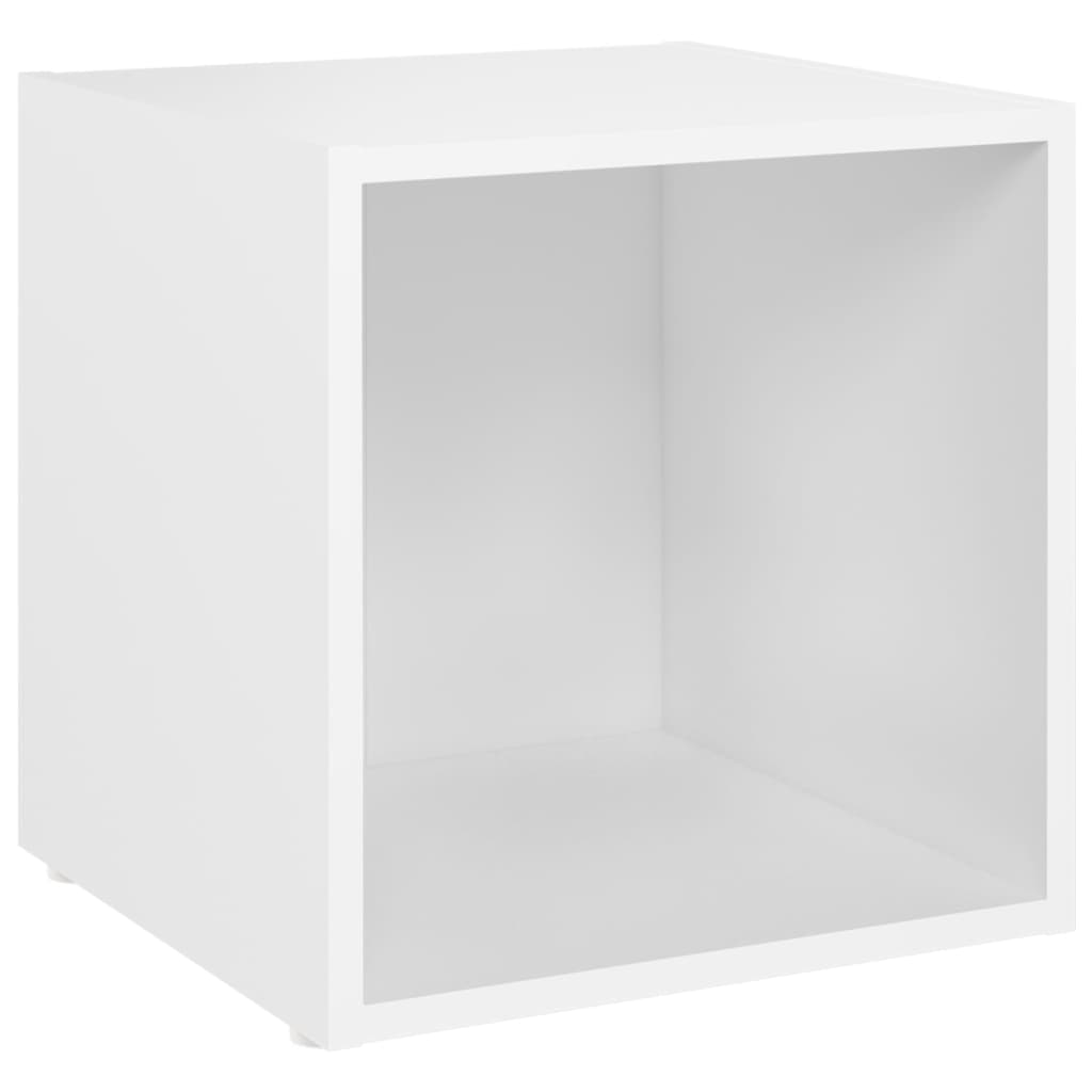 TV-Schrank Weiß 37x35x37 cm Holzwerkstoff