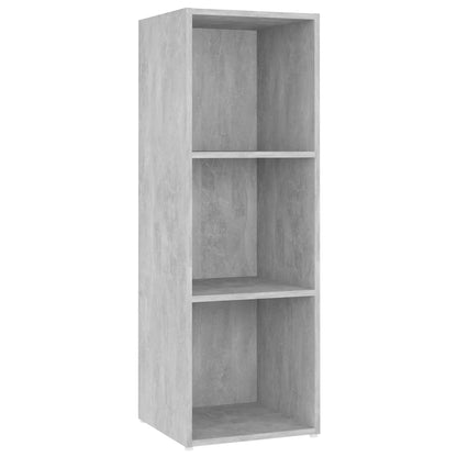 TV-Schrank Betongrau 107x35x37 cm Holzwerkstoff
