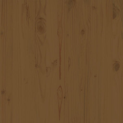 2-tlg. Garten-Lounge-Set Honigbraun Massivholz Kiefer