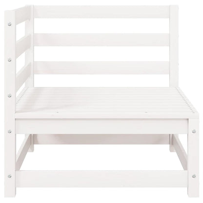 Garten-Ecksofa mit Kissen Massivholz Kiefer