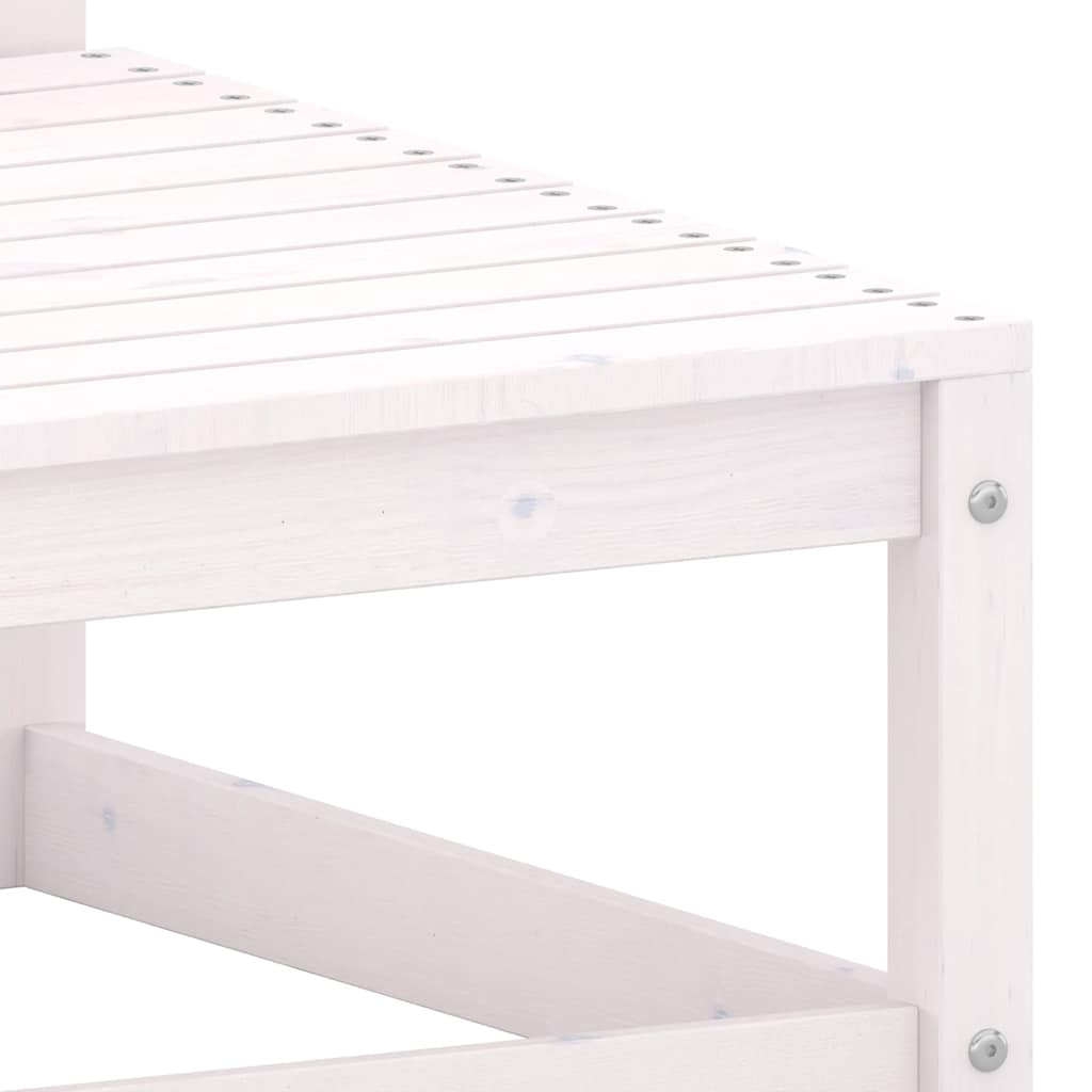 Garten-Ecksofa mit Kissen Massivholz Kiefer