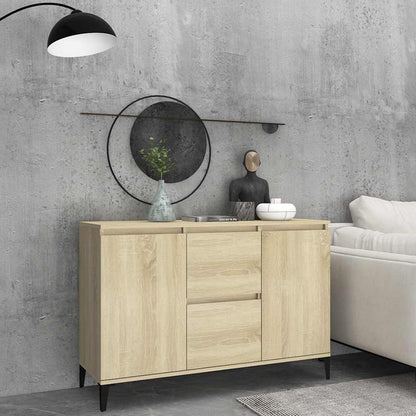Sideboard Sonoma-Eiche 102x35x70 cm Holzwerkstoff
