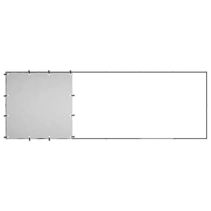 Hundezwinger Schwarz 330x110x110 cm Stahl