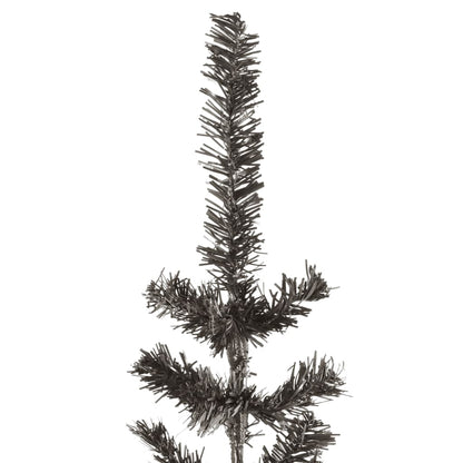 Schlanker Weihnachtsbaum Schwarz 210 cm