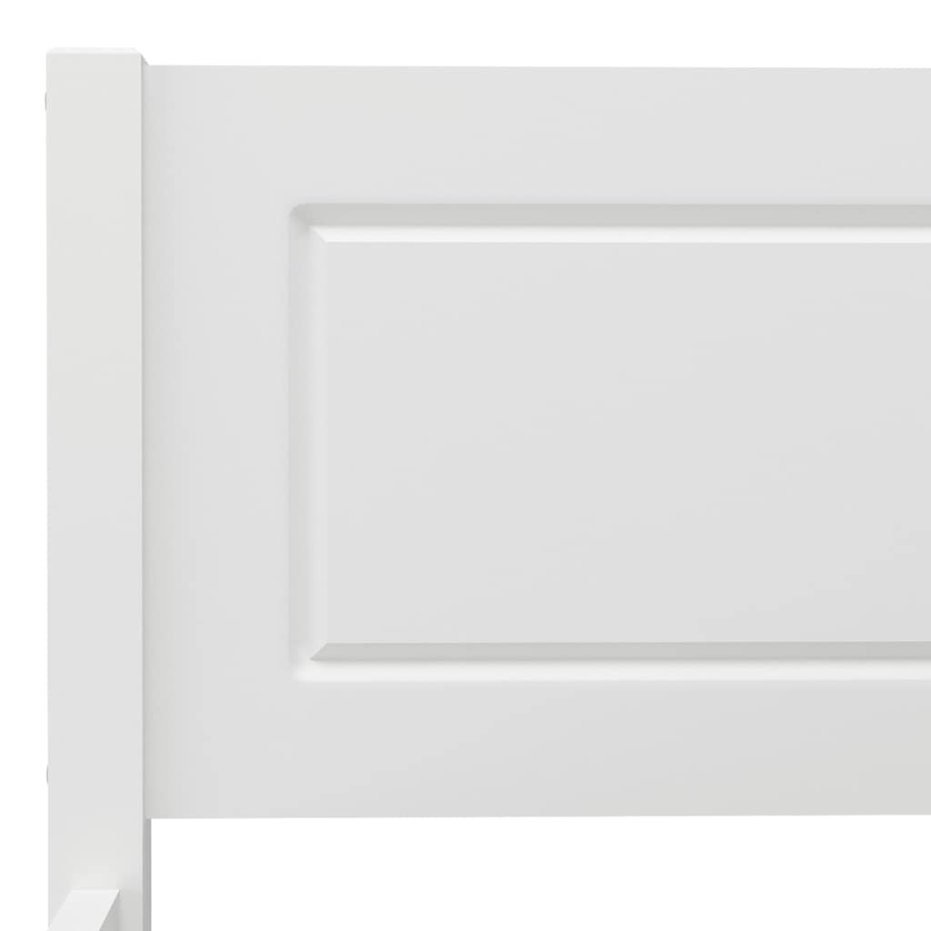 Massivholzbett Kiefer Weiß 160x200 cm