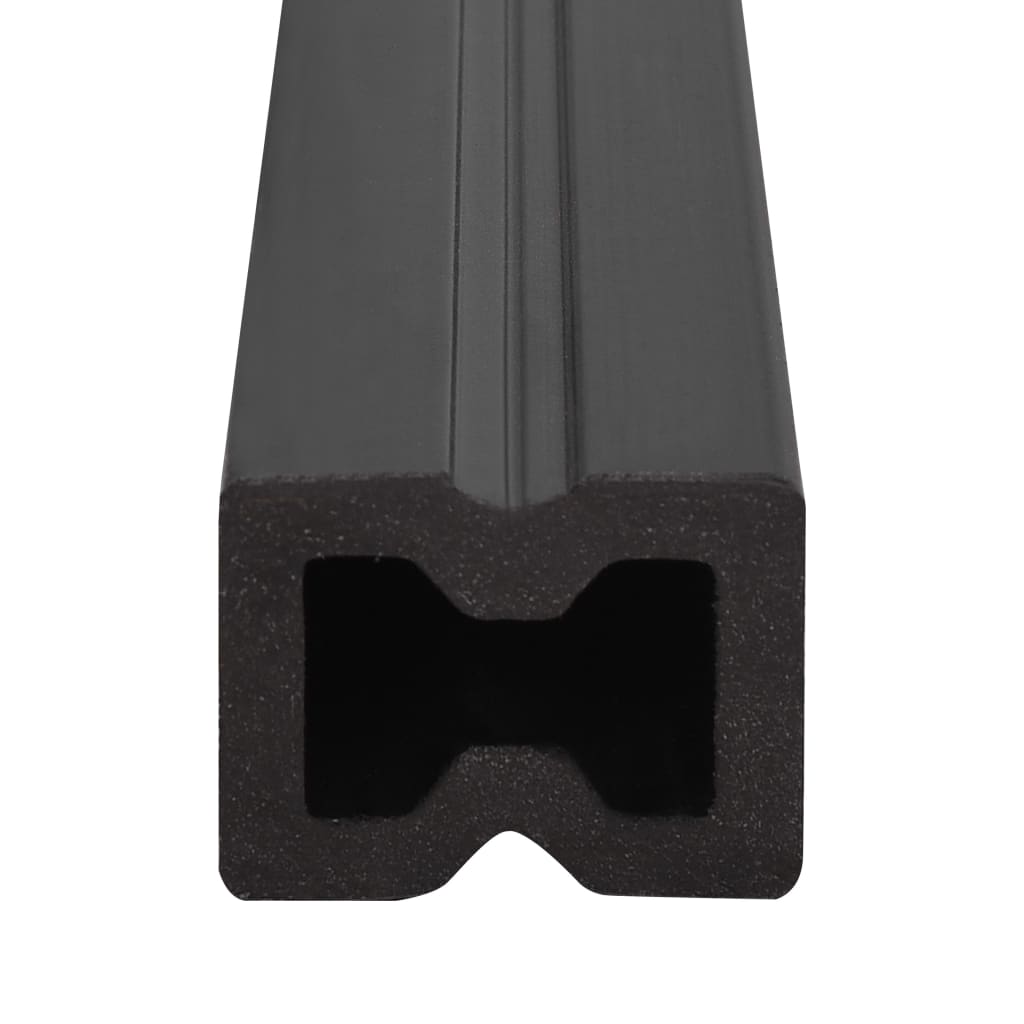 WPC Terrassendielen mit Zubehör Braun und Grau 30 m² 2,2 m