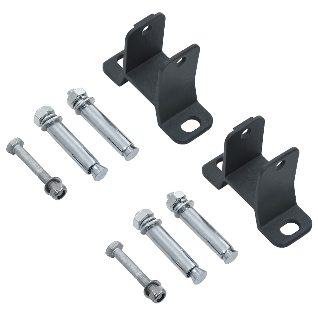 Markise Manuell Einziehbar mit Rollo 3x2,5 m Anthrazit