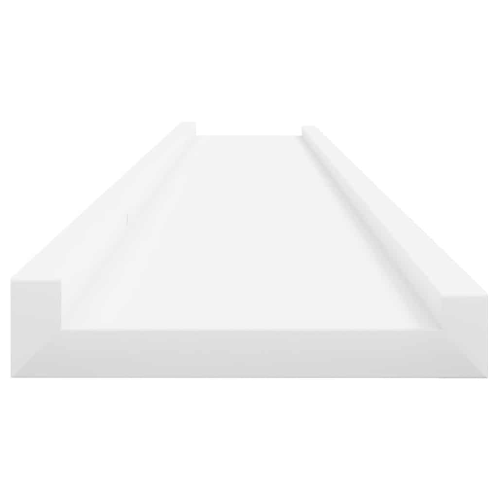 Wandregale 2 Stk. Weiß 115x9x3 cm