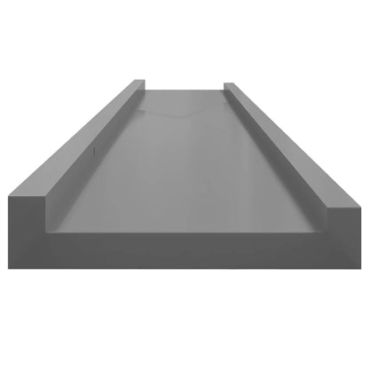 Wandregale 2 Stk. Grau 115x9x3 cm