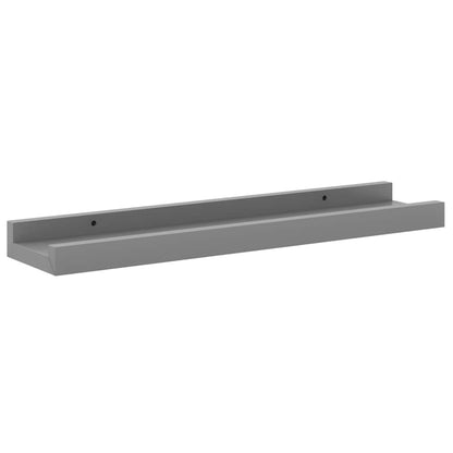 Wandregale 4 Stk. Grau 40x9x3 cm