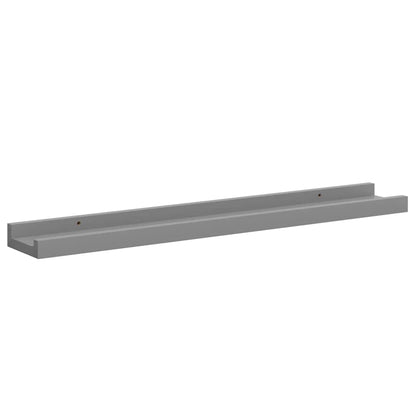 Wandregale 4 Stk. Grau 60x9x3 cm