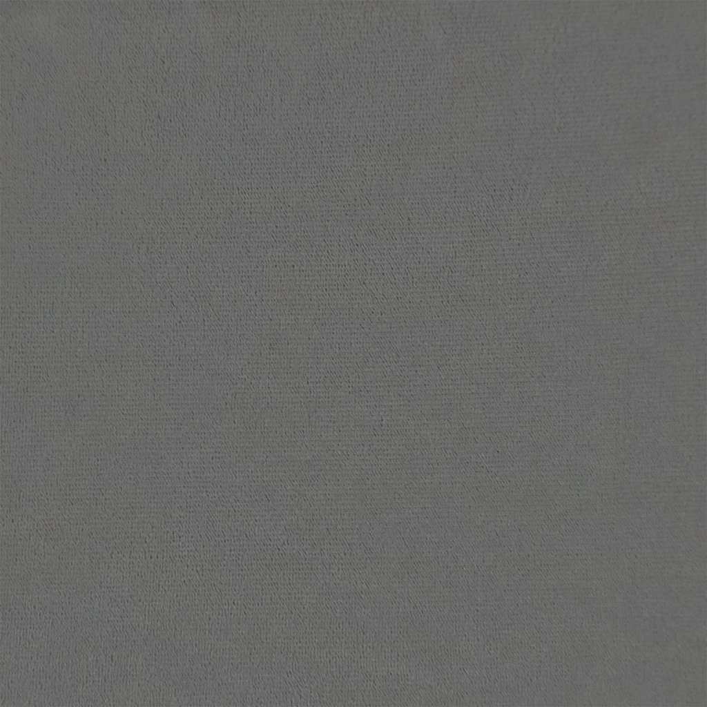 Schaukelstuhl mit Hocker Samt Dunkelgrau