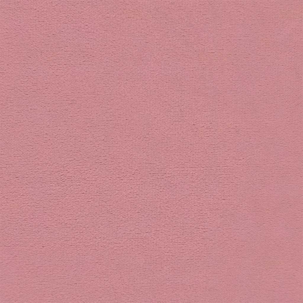 Schaukelstuhl mit Hocker Samt Rosa