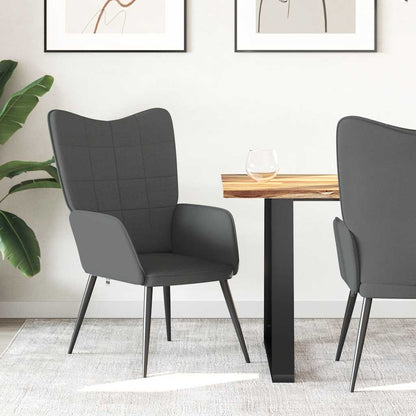 Relaxsessel Dunkelgrau Stoff