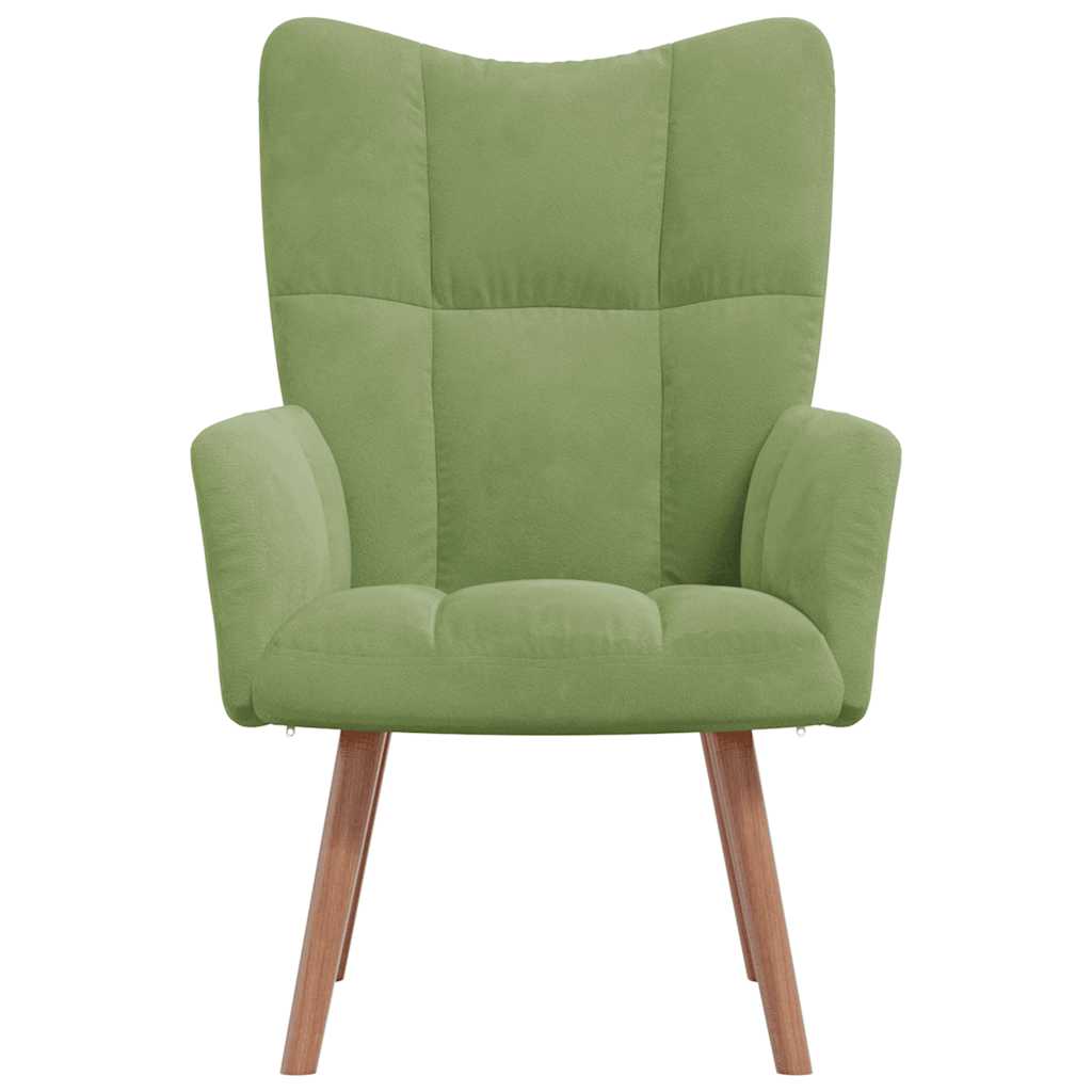 Relaxsessel Hellgrün Samt