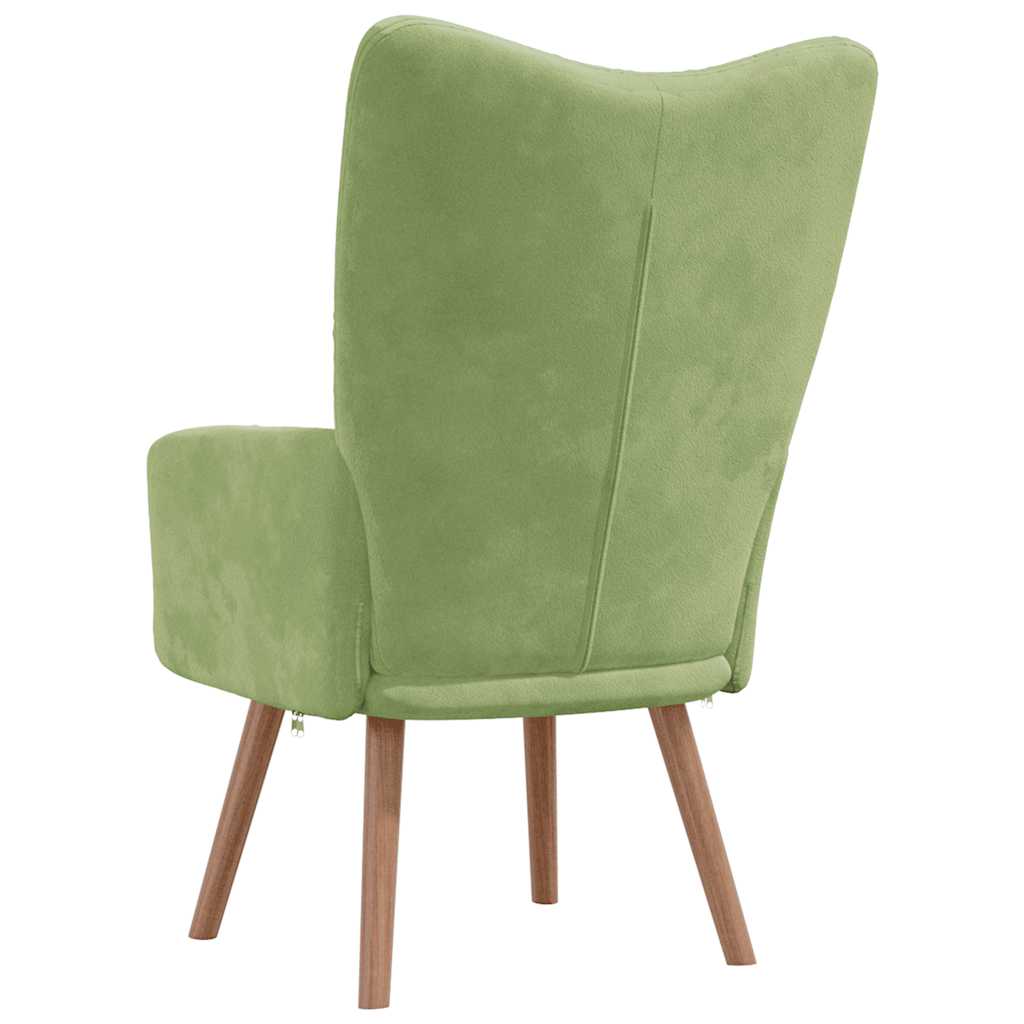 Relaxsessel Hellgrün Samt