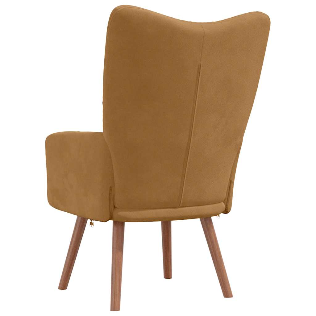 Relaxsessel Braun Samt