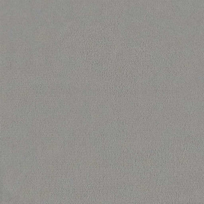 Relaxsessel mit Hocker Hellgrau Samt