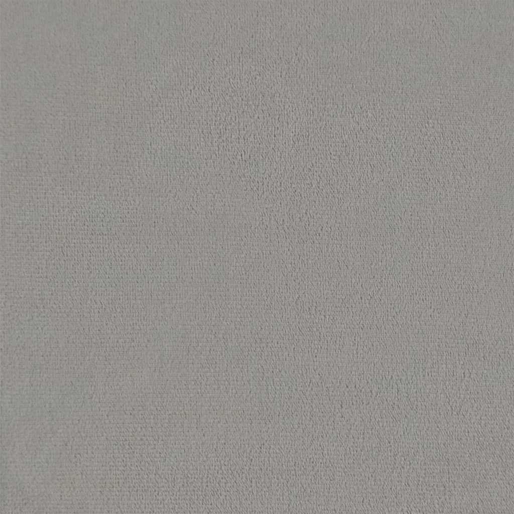 Relaxsessel mit Hocker Hellgrau Samt