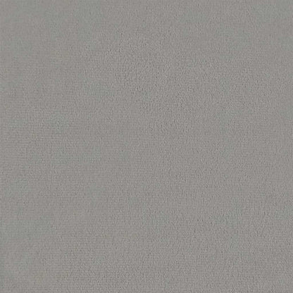 Relaxsessel mit Hocker Hellgrau Samt