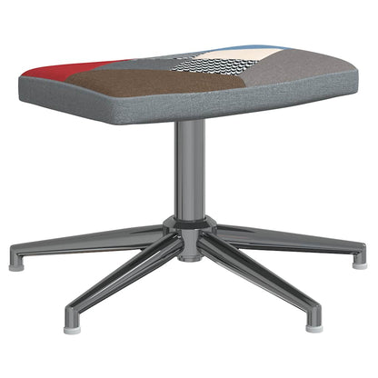 Relaxsessel mit Hocker Patchwork Stoff