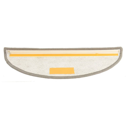 Treppenmatten 15 Stk. Hellgrau 56x17x3 cm