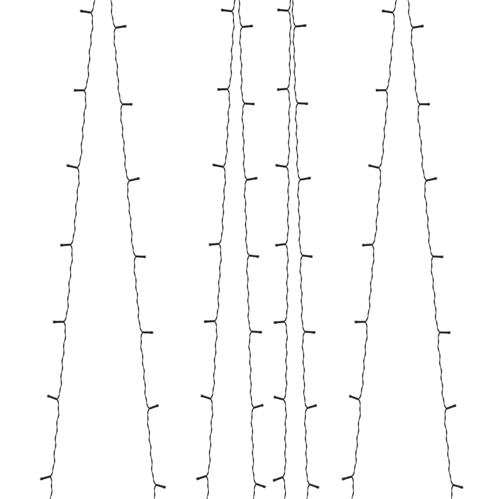 Solar-Lichterketten 5 Stk. 5x200 LED Mehrfarbig Innen Außen