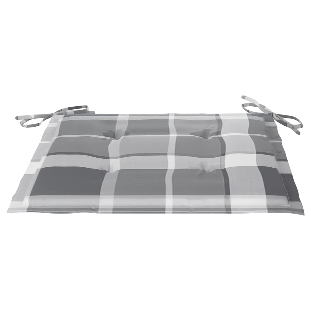 Klappbare Gartenstühle mit Kissen 8 Stk. Massivholz Teak