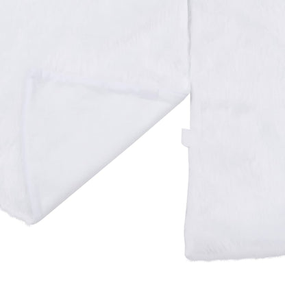 Weihnachtsbaumrock Weiß 122 cm Kunstfell