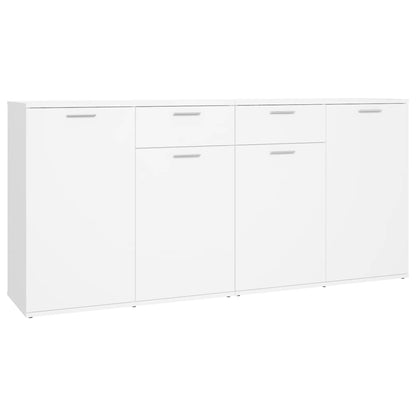 Sideboard Weiß 160x36x75 cm Holzwerkstoff