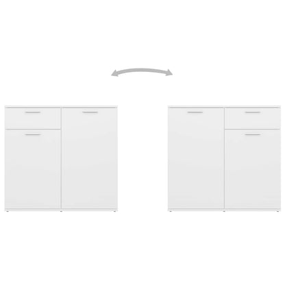 Sideboard Weiß 160x36x75 cm Holzwerkstoff