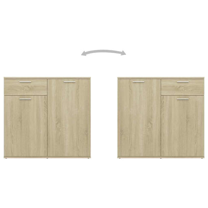 Sideboard Sonoma-Eiche 160x36x75 cm Holzwerkstoff