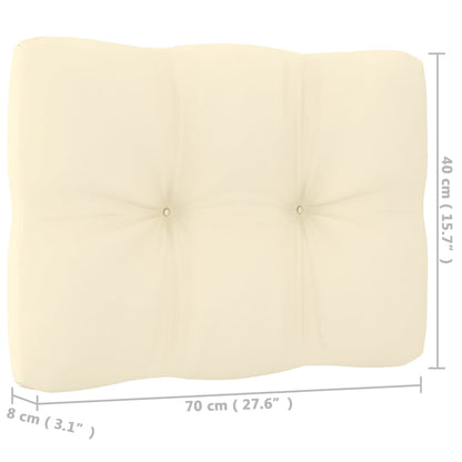 3-Sitzer-Sofa mit Kissen Kiefer Massivholz