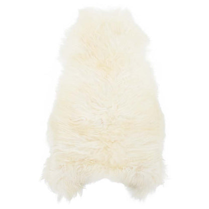 Sitzauflage aus Isländischem Schafspelz Creme 70x110 cm