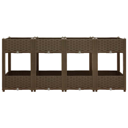 Hochbeet 160x40x71 cm Polypropylen