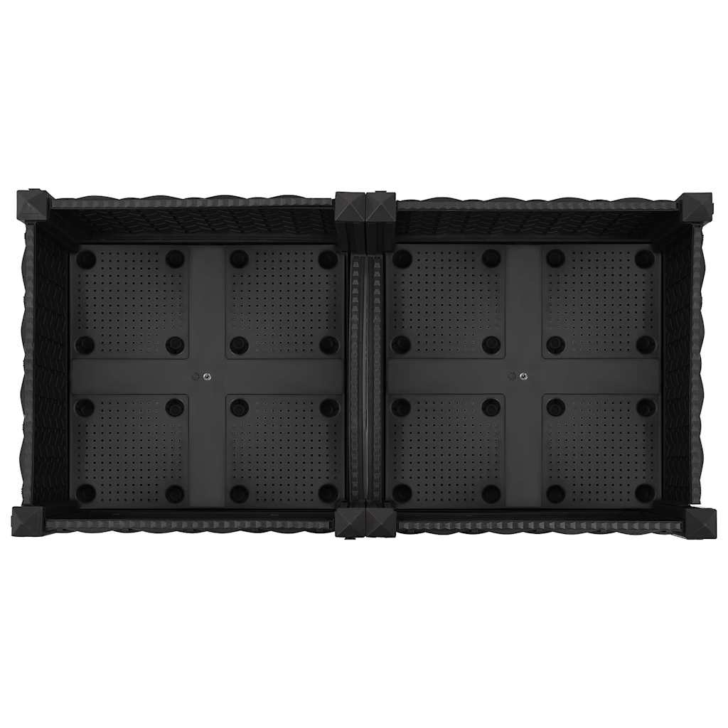 Hochbeet 80x40x71 cm Polypropylen