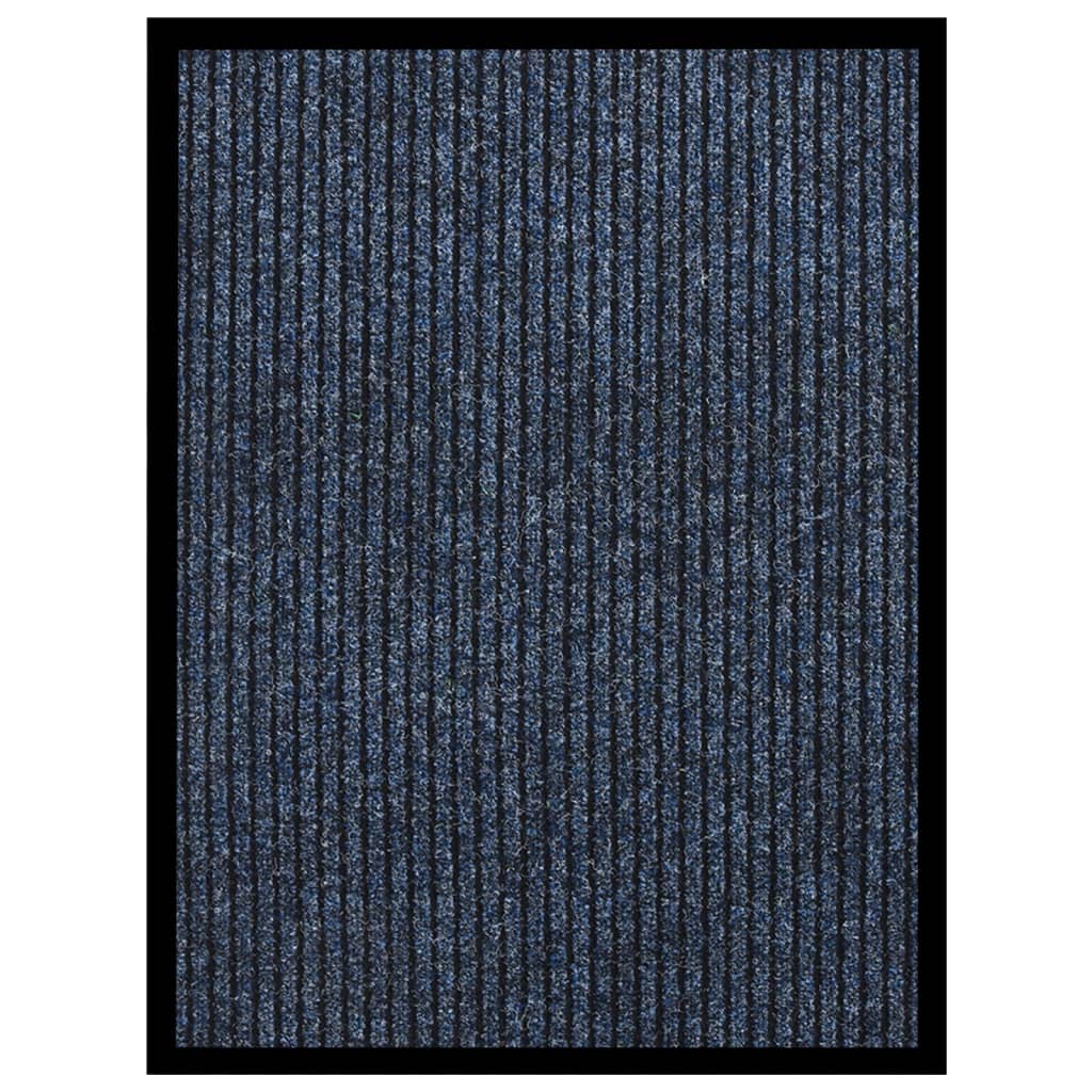 Fußmatte Gestreift Blau 60x80 cm
