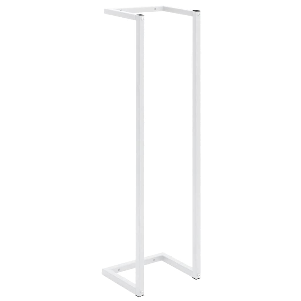Handtuchständer Weiß 25x20x95 cm Stahl