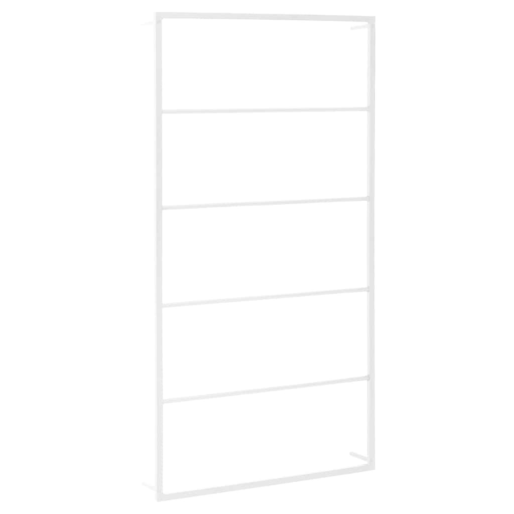 Handtuchhalter Weiß 60 x 10 x 116 cm Stahl