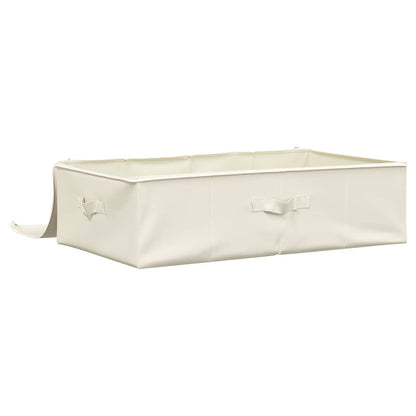 Aufbewahrungsboxen 2 Stk. Stoff 70x40x18 cm Creme