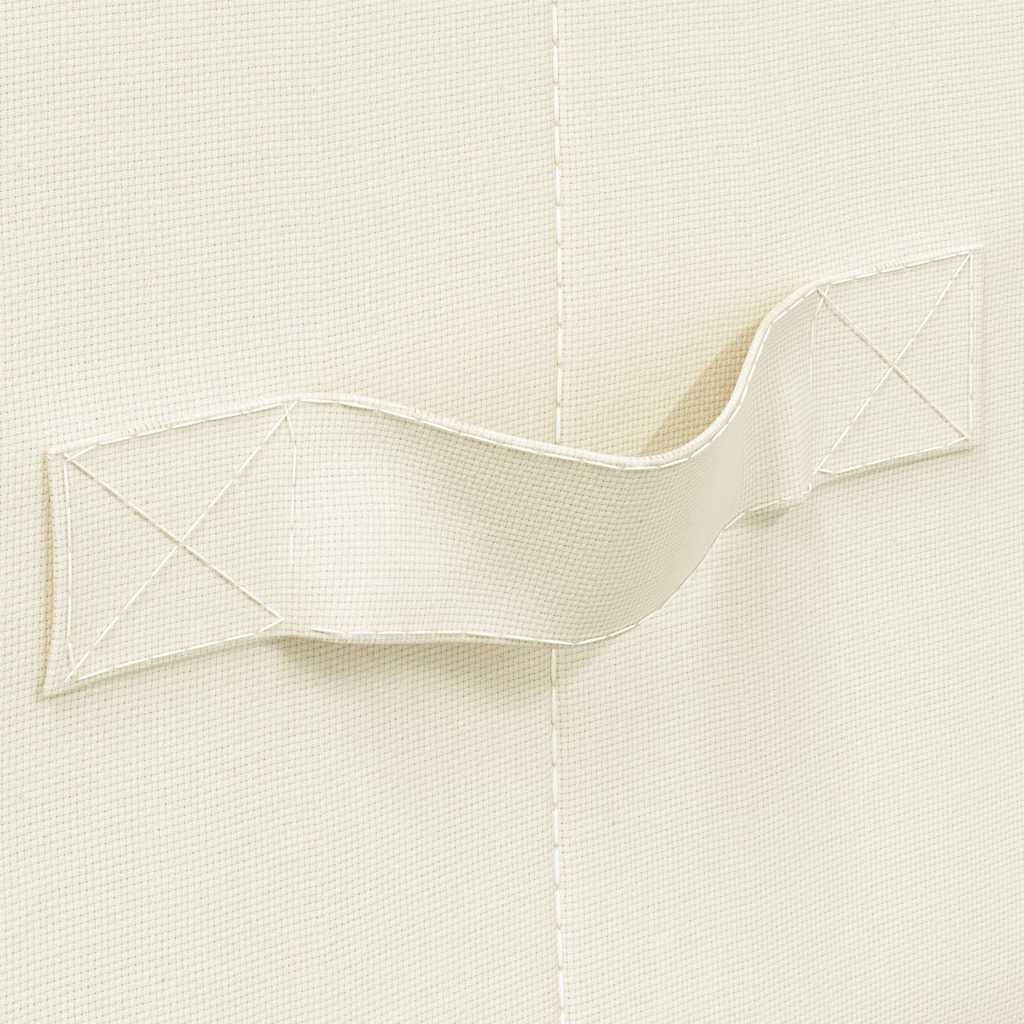 Aufbewahrungsbox Stoff 50x30x25 cm Creme