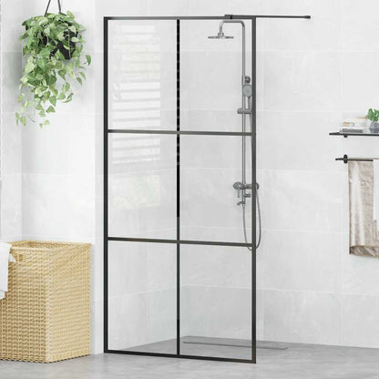 Duschwand für Begehbare Dusche mit Klarem ESG Glas 100x195 cm